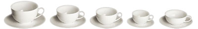 Dibbern Fine Bone China Cups - Classic Range