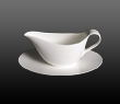 Dibbern Fine Bone China Fine Dining - Sauce boat + stand 0.45 l