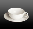 Dibbern Fine Bone China Pure - Tea cup + saucer low rim 0.20 l