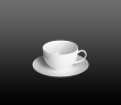 Dibbern Fine Bone China Classic - Espresso cup + saucer round 0.11 l