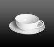 Dibbern Fine Bone China Classic - Tea cup + saucer low rim 0.20 l