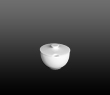 Dibbern Fine Bone China Classic - Sugar bowl with lid round 0.25 l
