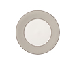 Dibbern Fine Bone China South Beach - Plate 22cm, light grey/mocca